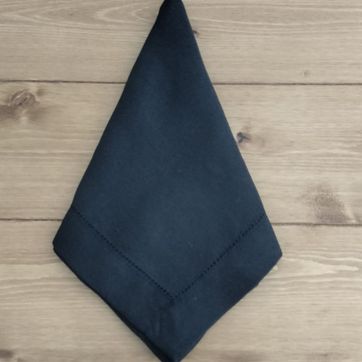 SERVILLETAS DE LINO - NEGRO - imagen 1