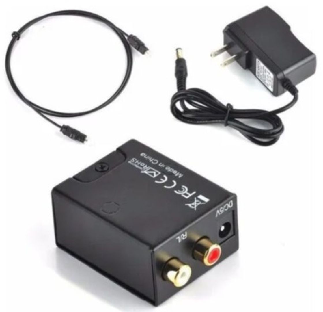 Convertidor Audio Óptico a Análogo