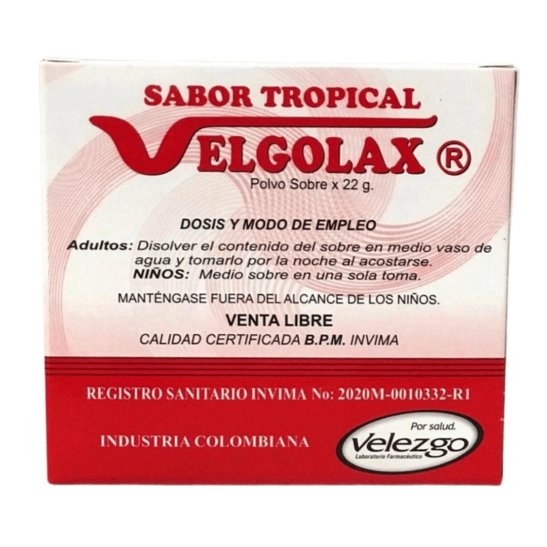 VELGOLAX TROPICAL POLVO DIS X 22 GR