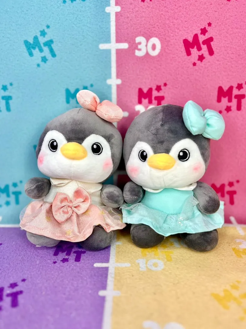 Pingüino vestido brillos