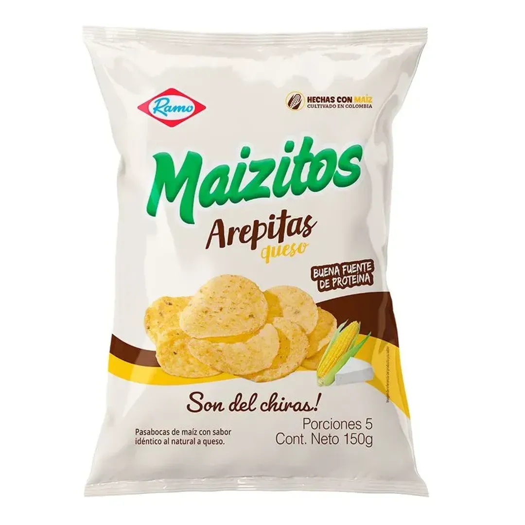 MAIZITOS AREPITAS QUESO*150G