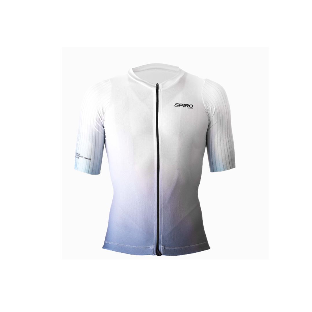 Jersey Ciclismo Spiro Blanca/Agua