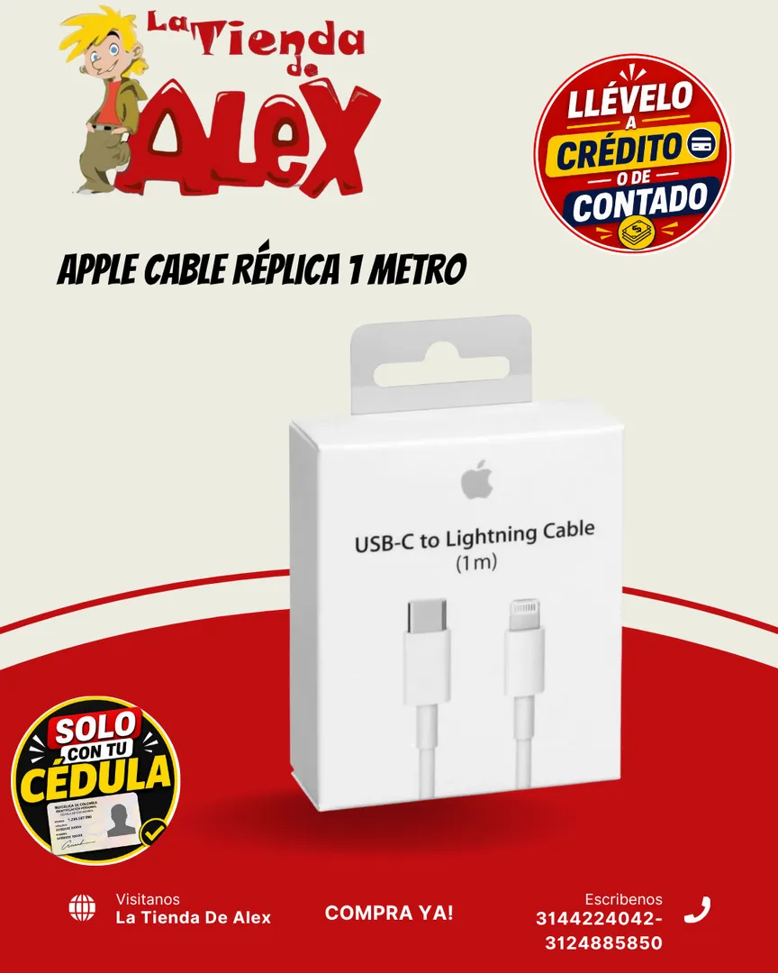 Apple Cable Réplica 1 Metro