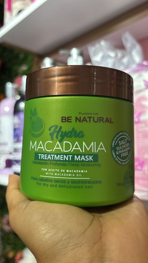 Mascarilla Hidratación Macadamia Be Natural