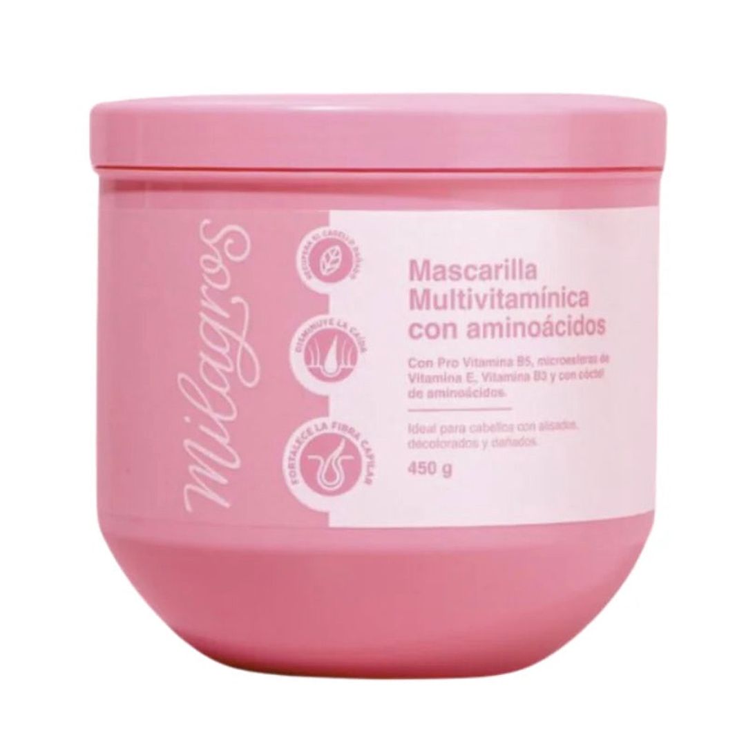 MASCARILLA MULTIVITAMÍNICA CON AMINOÁCIDOS MILAGROS