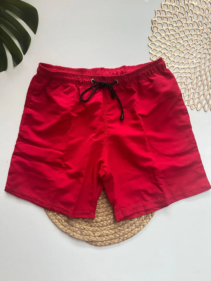 Pantaloneta niño y hombre unicolor 