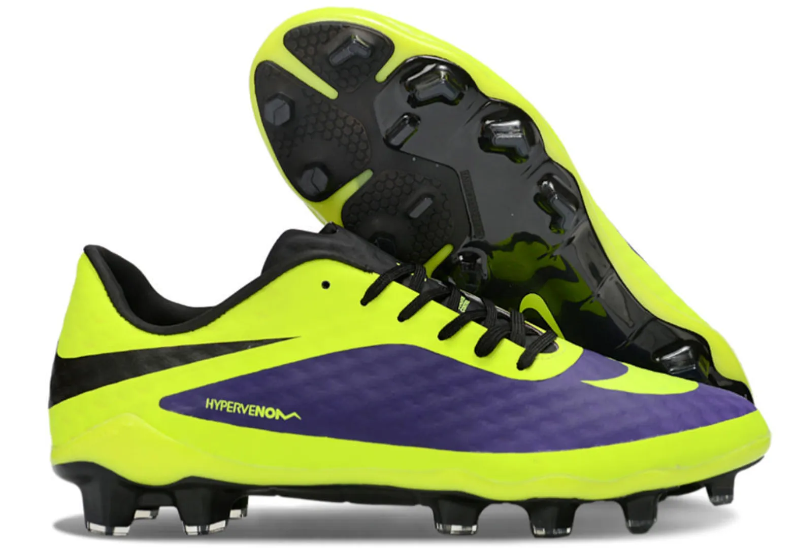 Tacos Hypervenom FG - Natural firme Lote 1