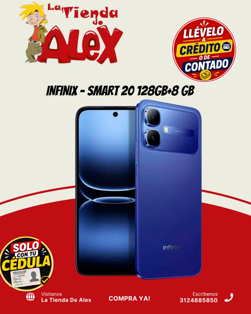 INFINIX - Smart 20 128GB+4GB(+4)