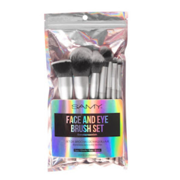 Imagen del producto SET DE BROCHAS X 10 UND SAMY SILVER GLAM COLLECTION