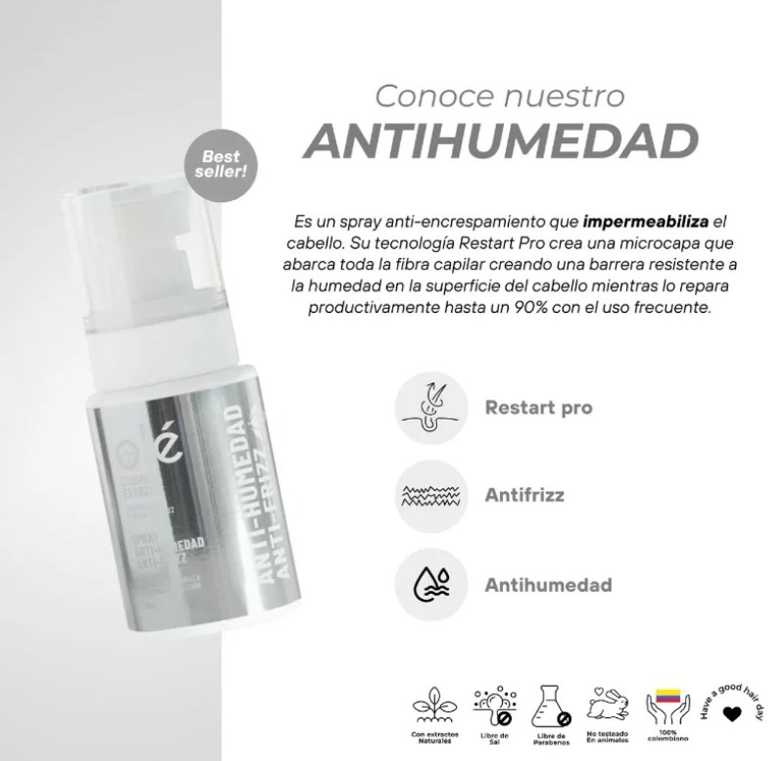 SPRAY ANTI HUMEDAD Y FRIZZ 60ML OLÉ