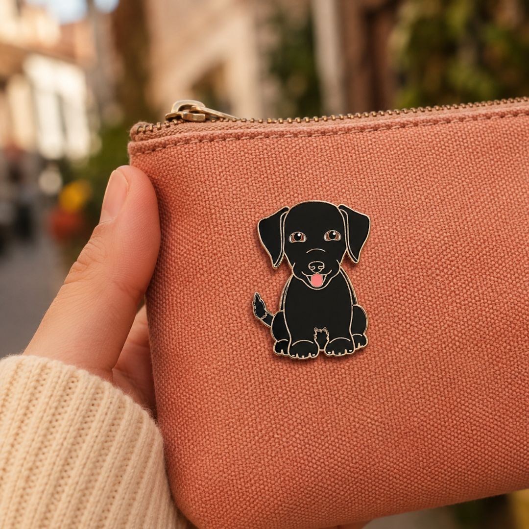 PIN LABRADOR NEGRO