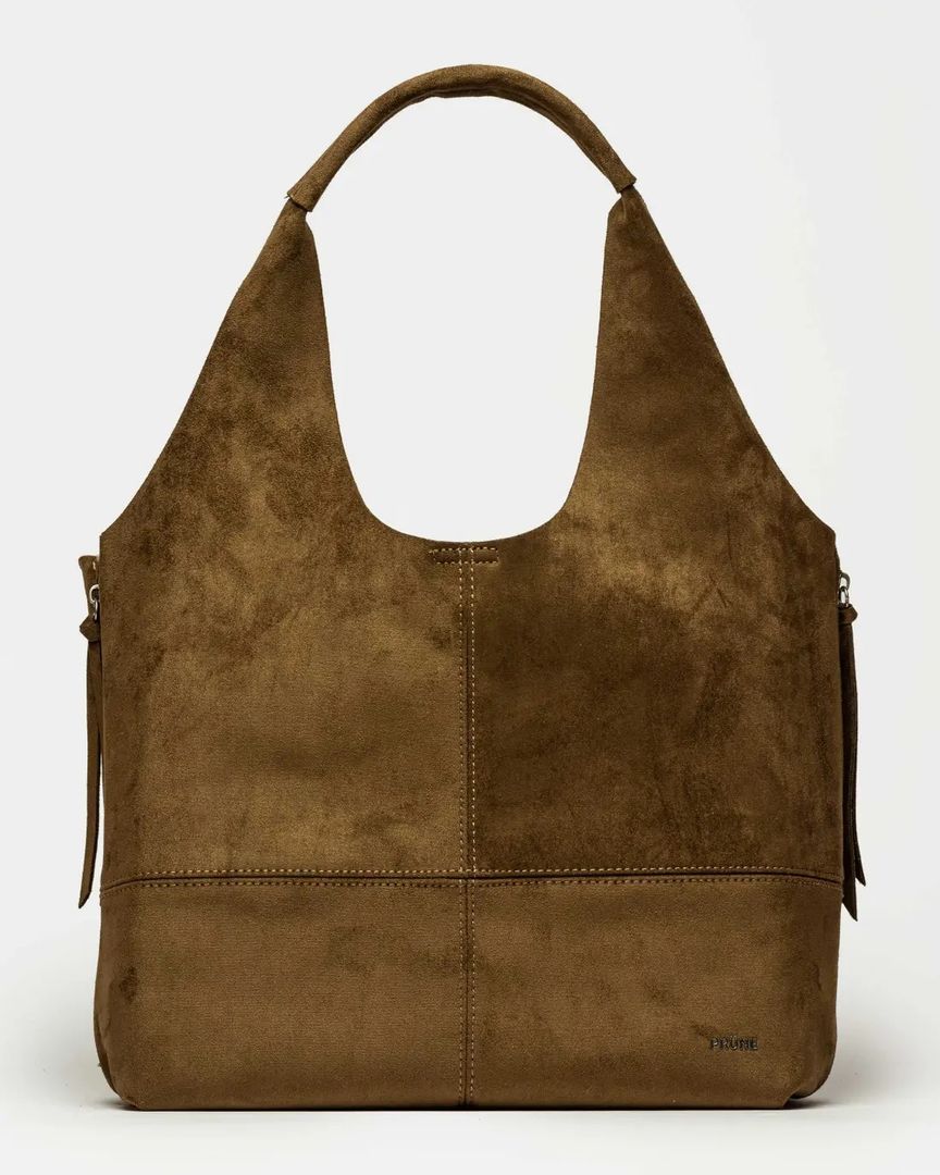 SHOPPER AMALFI EFECTO GAMUZA CHOCOLATE