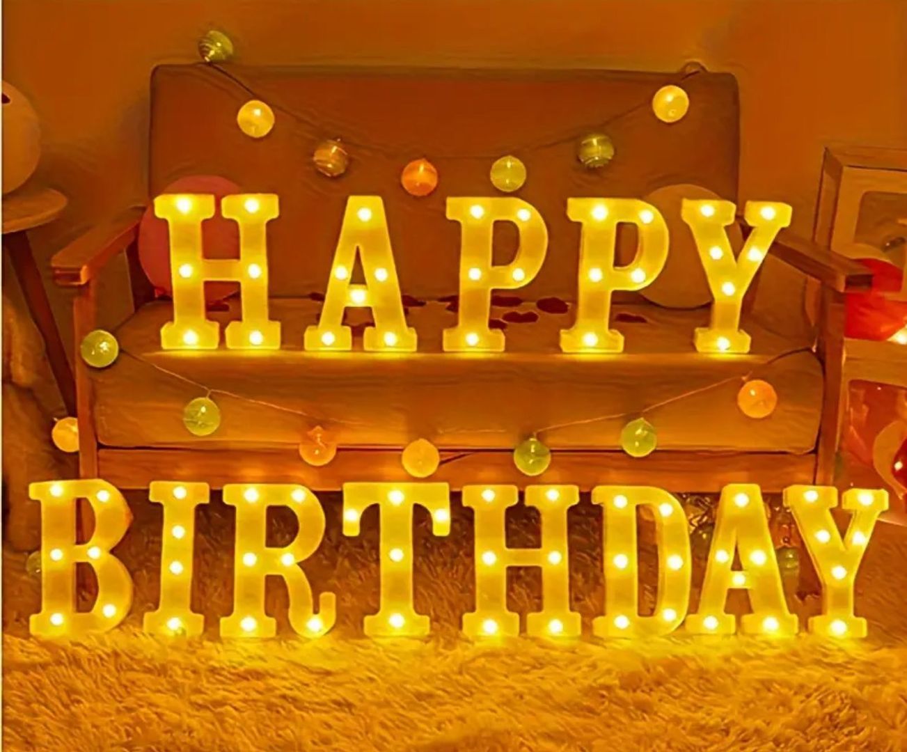 Letras y Números de luz 