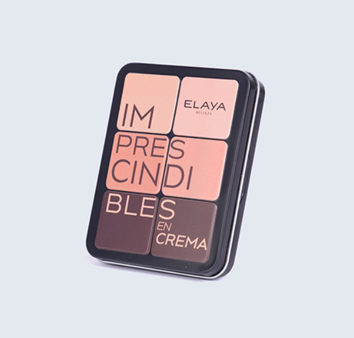 PALETA PARA EL ROSTRO EN CREMA IMPRESCINDIBLES ELAYA