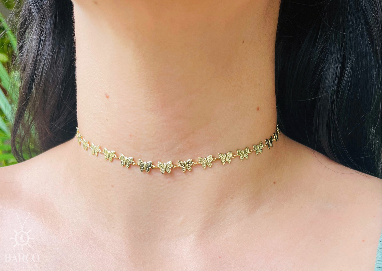 Choker mariposas