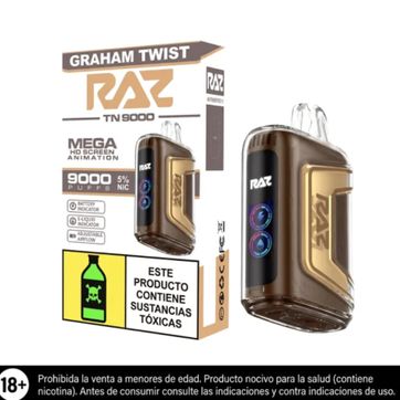 Imagen del producto Raz Tn Graham Twist 9.000 Puffs