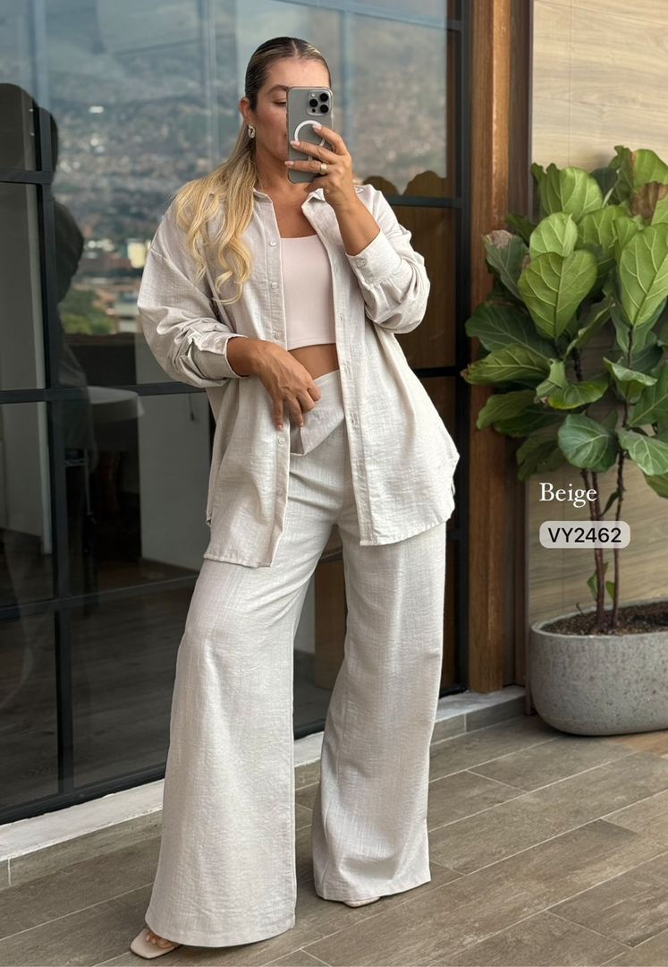 SET CAMISERA Y PANTALON VY2462