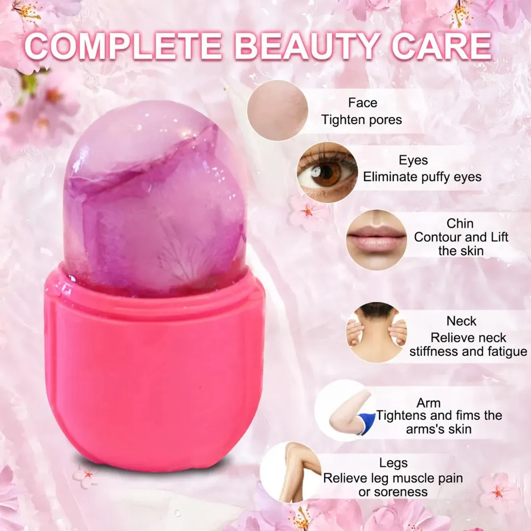 MOLDE SOPORTE HIELO MASAJEADOR FACIAL HIELOTERAPIA