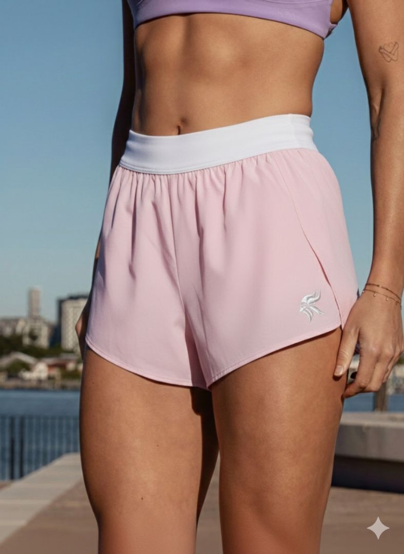  Short running mujer