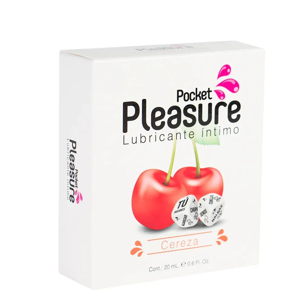 Lubricante Íntimo Frambuesa + Dados Eróticos X 20 Ml By Pocket Pleasure