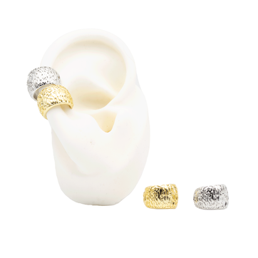 Imagen del producto EARCUFF CRAQUELADO BAÑO EN RODIO