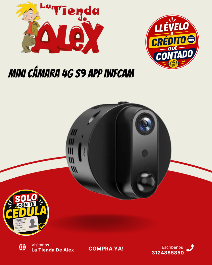 MINI CÁMARA 4G S9 APP IWFCAM