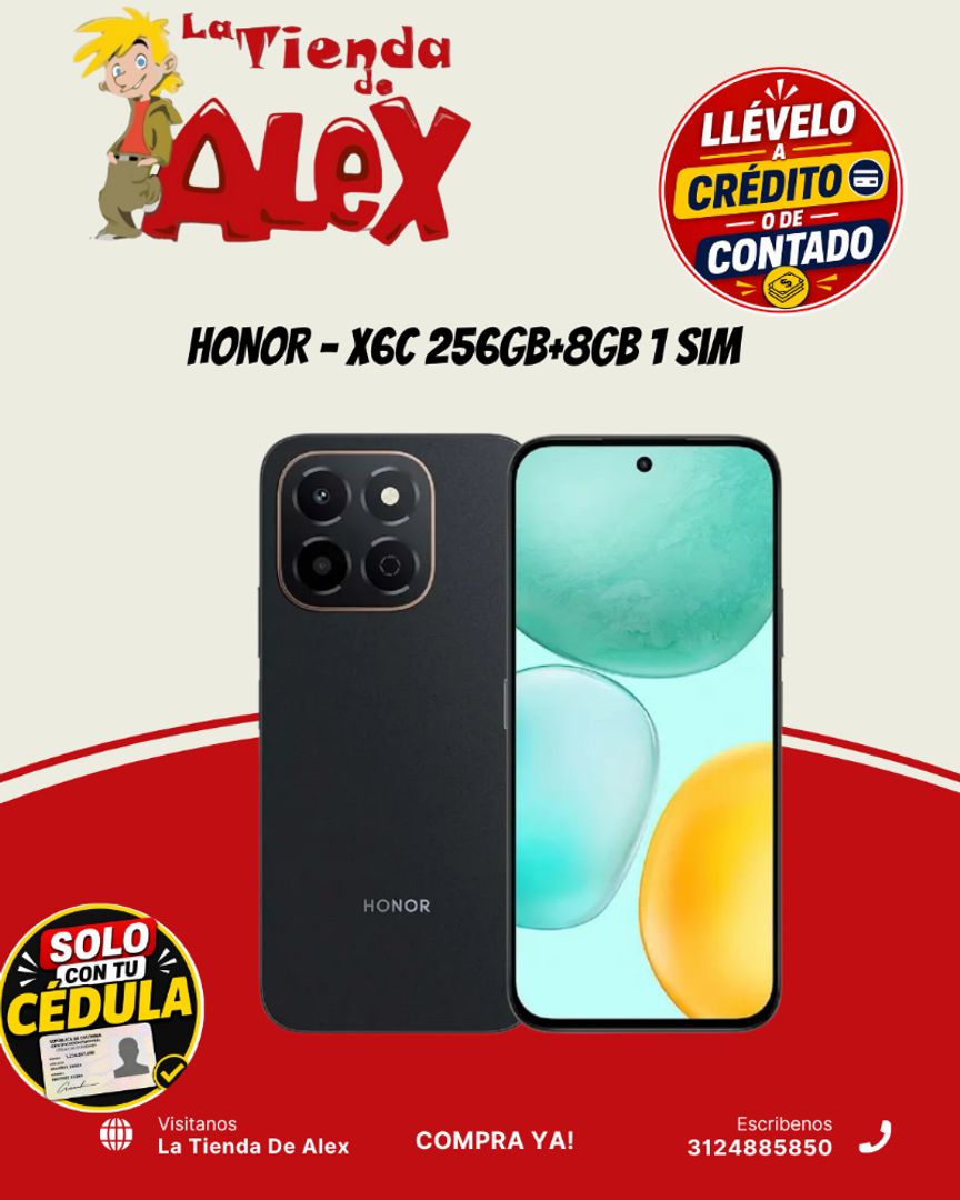HONOR - X6C 256GB+8GB 1 Sim