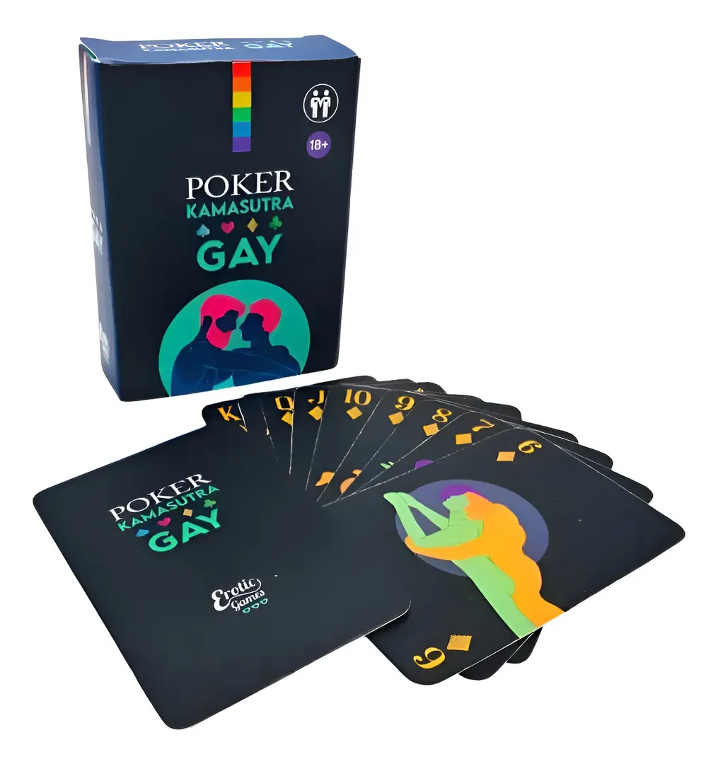JUEGO EROTICO CARTAS DE MESA POKER KAMASUTRA GAY