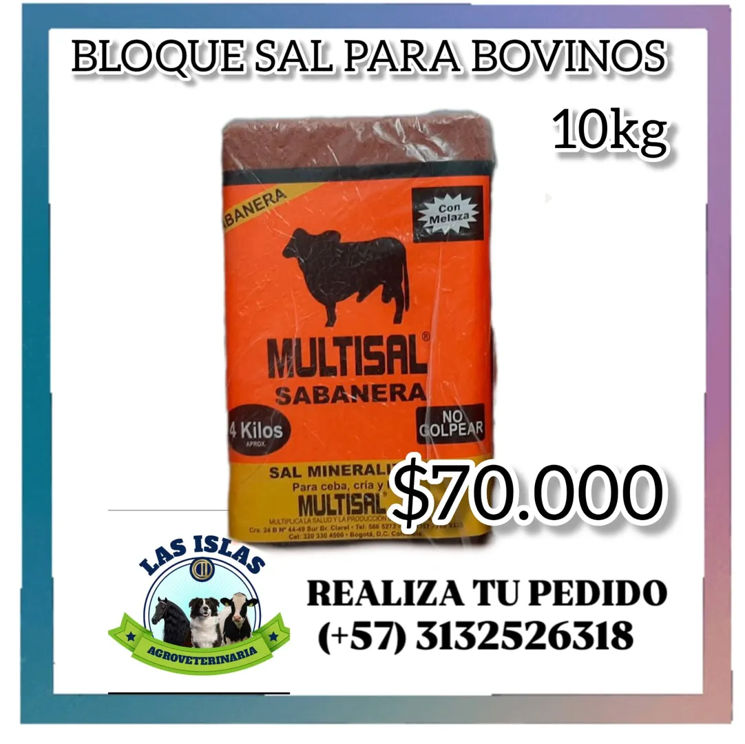 MULTISAL BLOQUE BOVINOS 10KG