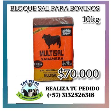 Imagen del producto MULTISAL BLOQUE BOVINOS 10KG