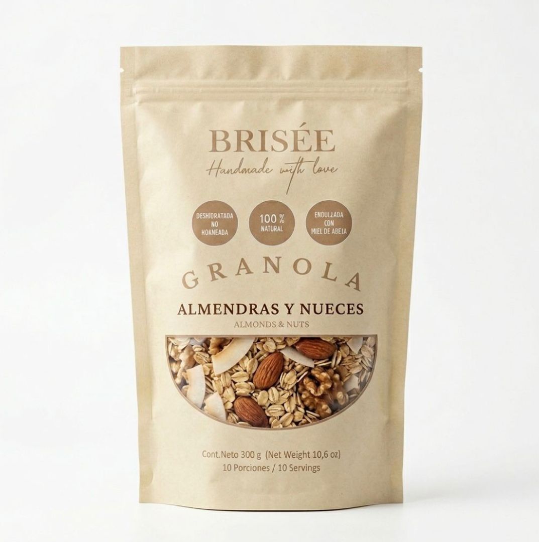 GRANOLA ALMENDRAS Y NUECES X 300 GR BRISEE