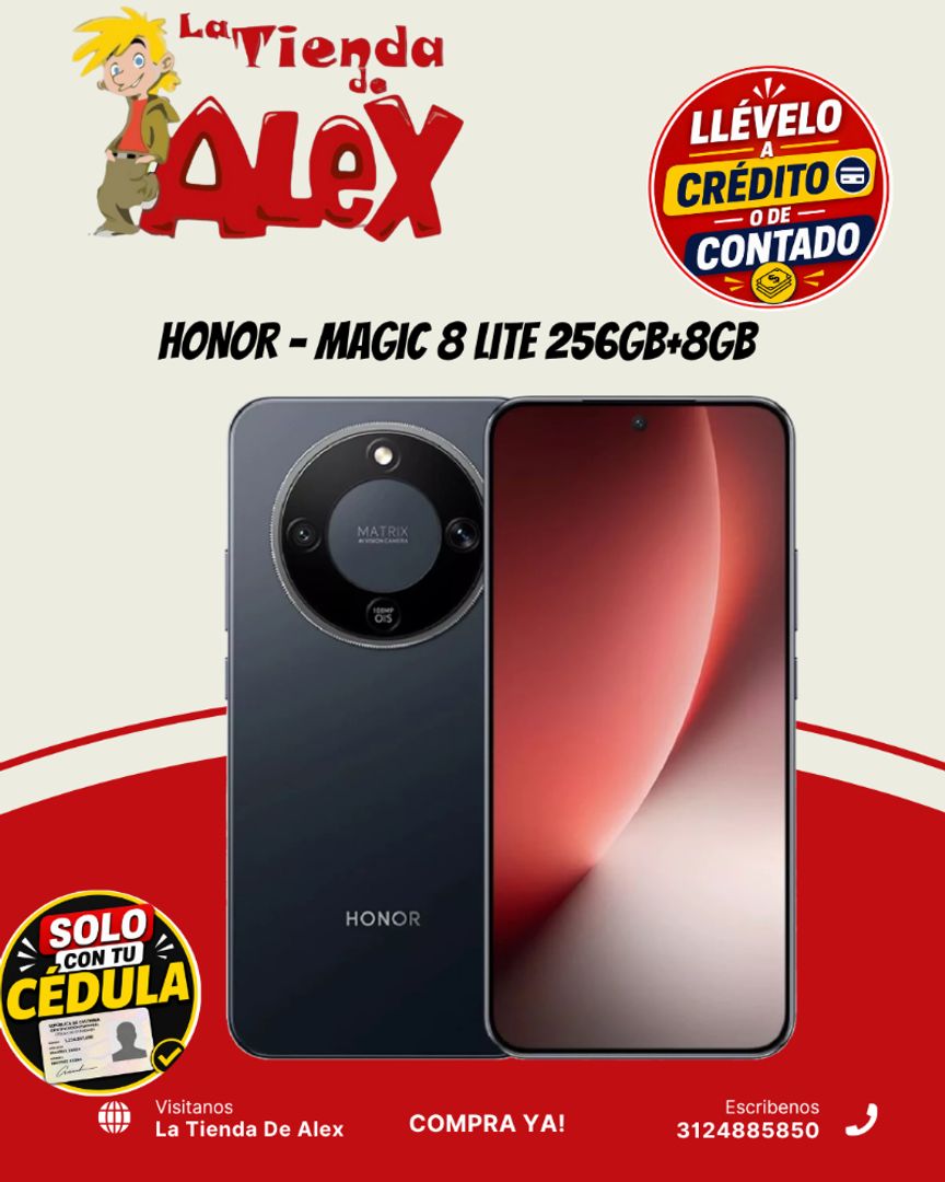HONOR - Magic 8 Lite 256GB+8GB