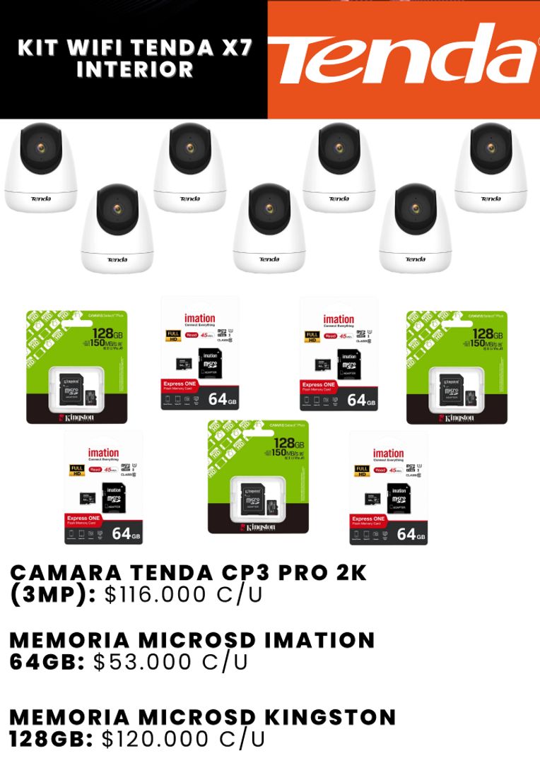 KIT WIFI TENDA X7 INTERIOR