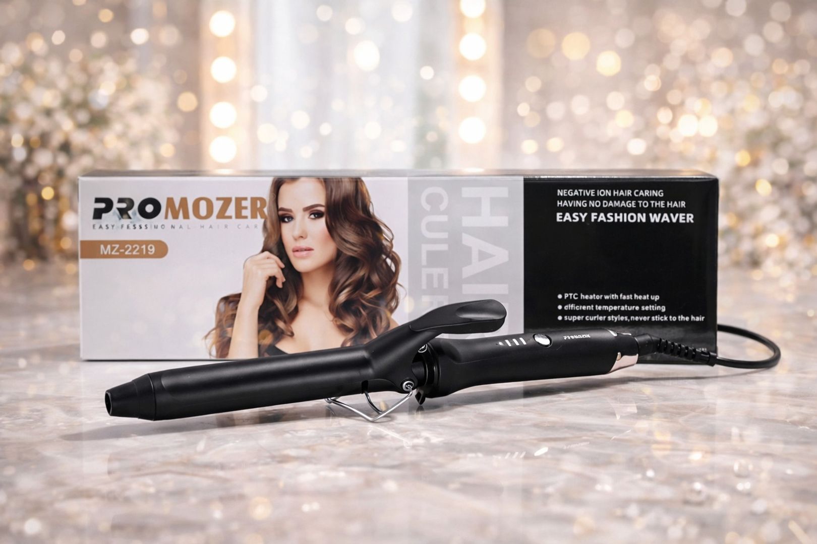 TENAZA RIZADORA DE CABELLO – PRO MOZER MZ-2219 