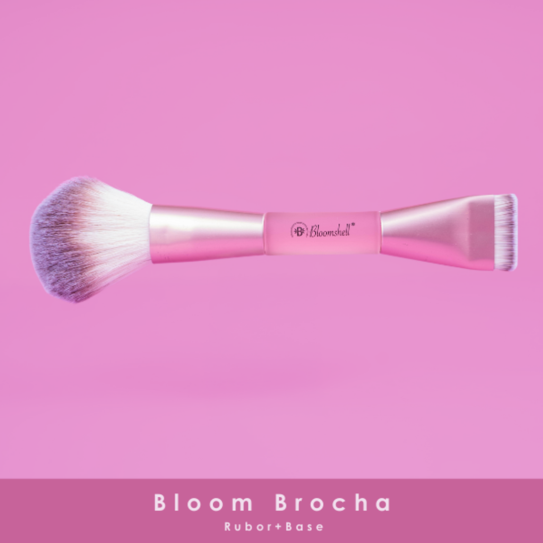 Bloom Brocha Doble Rubor+Base