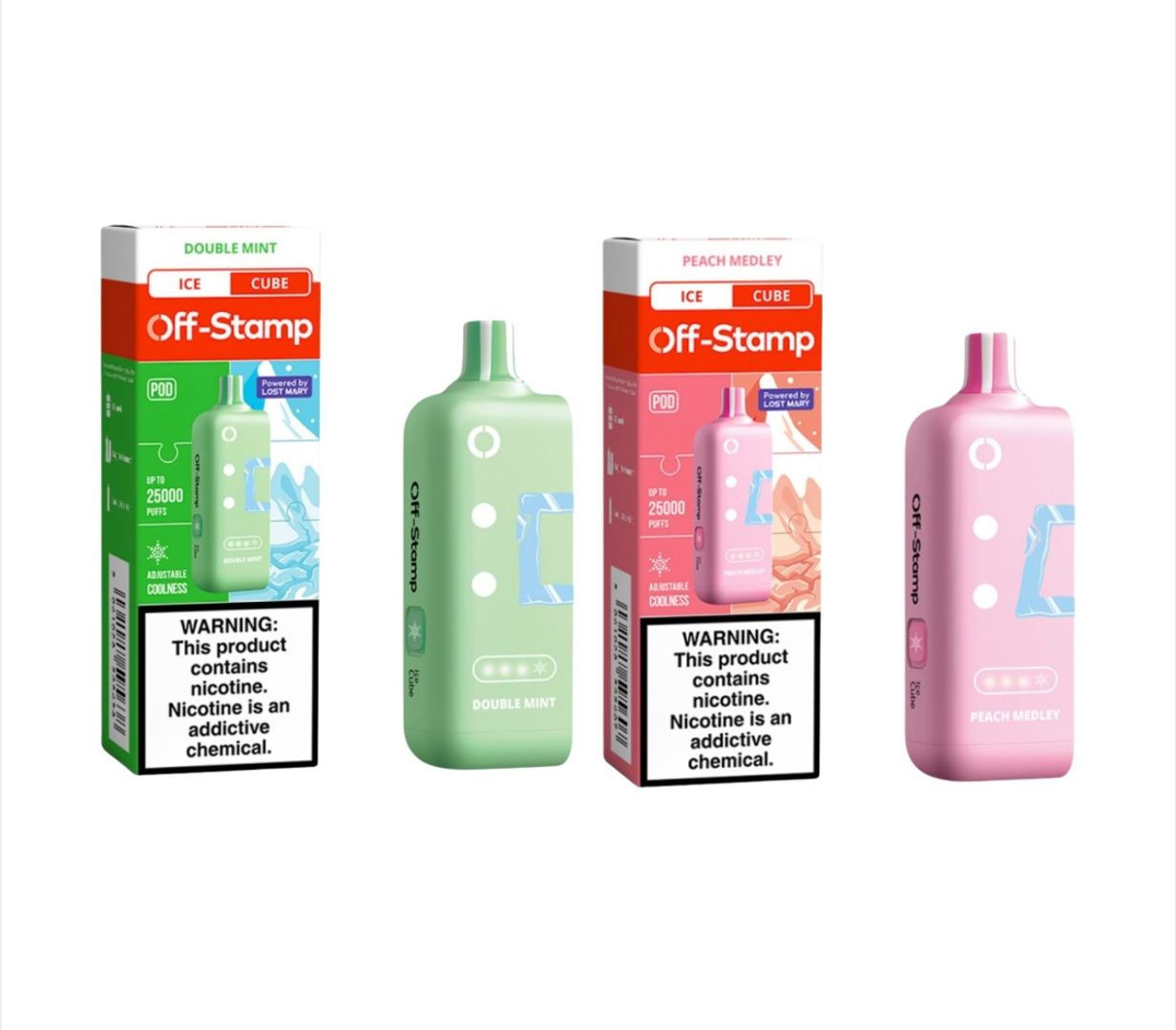 2 Pods Off Stamp 35.000 Puffs