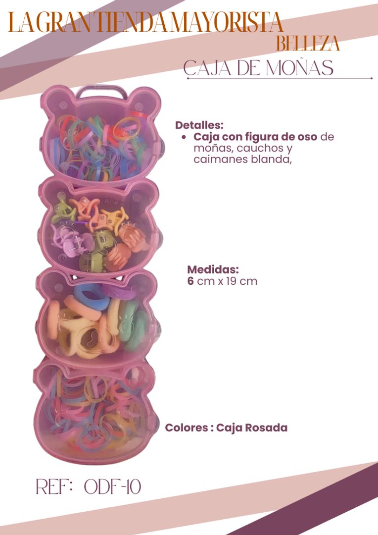 Moñas caimanes cauchos en forma de Osos ODF-10