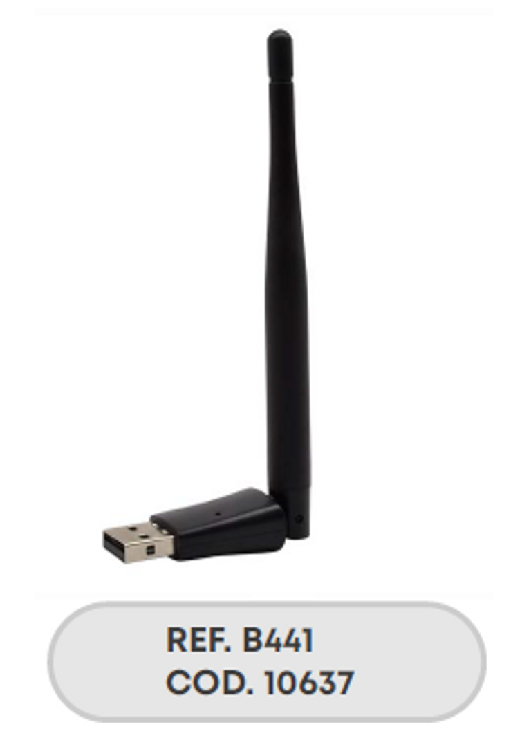 ADAPTADOR WIFI ANTENA USB 2.0