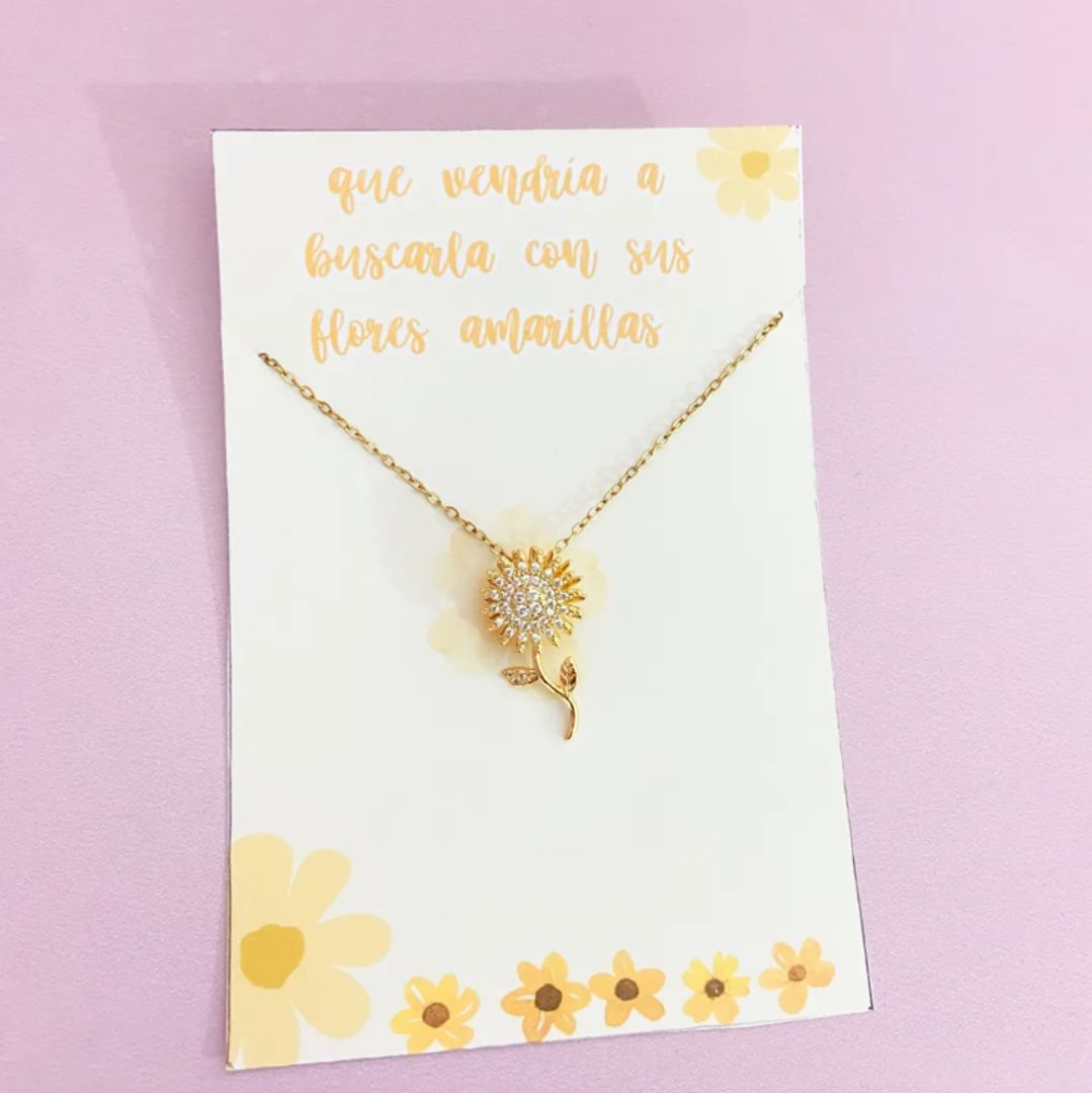 COLLAR GIRASOL GIRATORIO 2