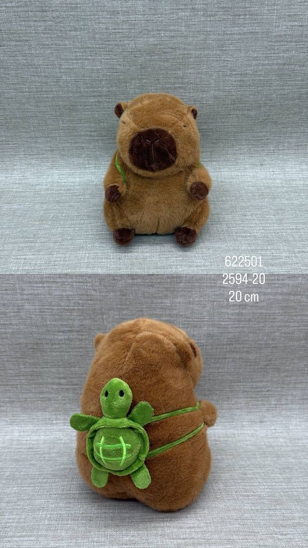 CAPIBARA CON BOLSO 20 CM