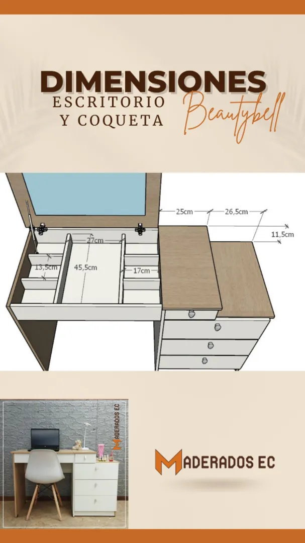 Coqueta Escritorio Beautybel