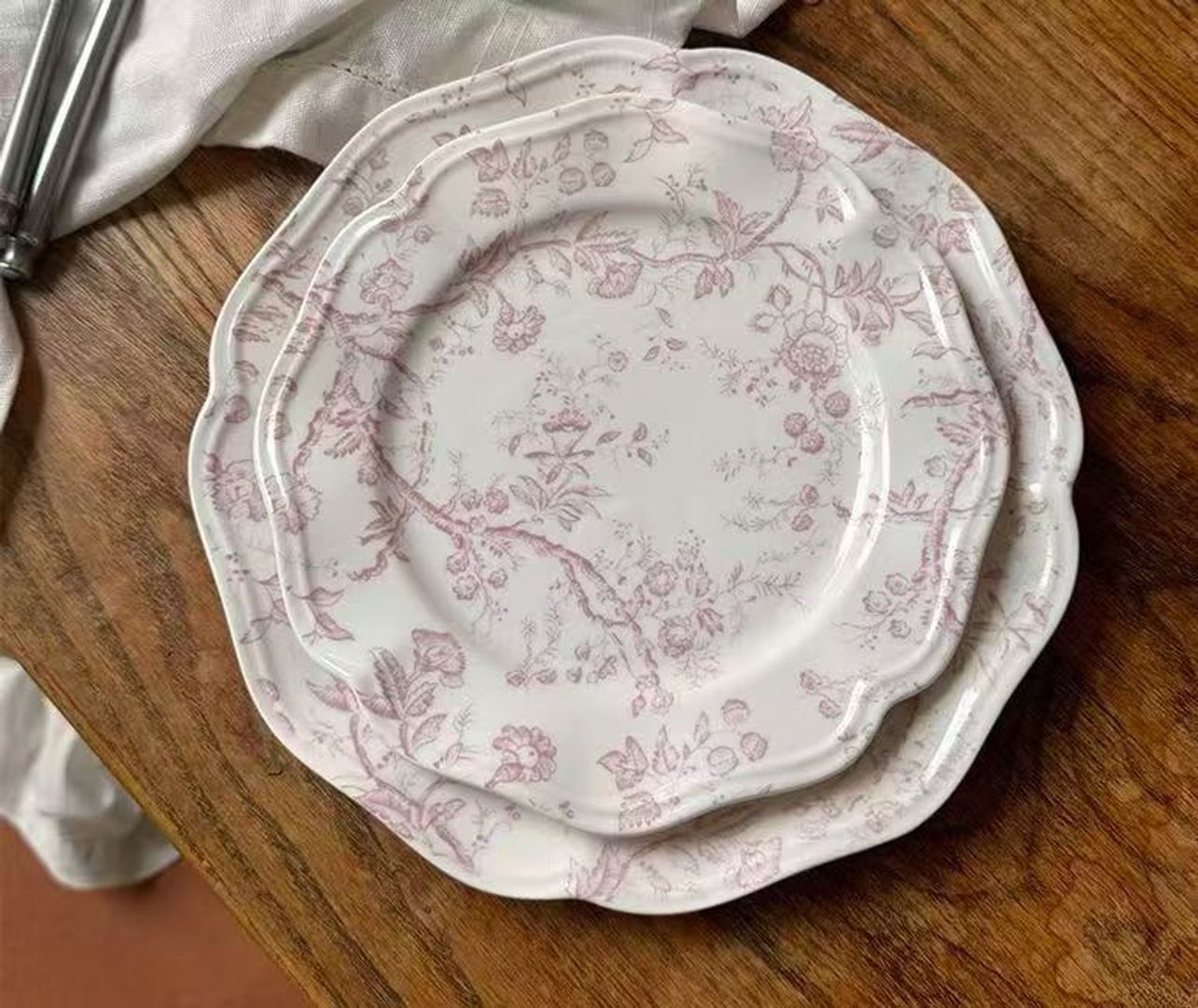 VAJILLA -  ROSADO FLORAL