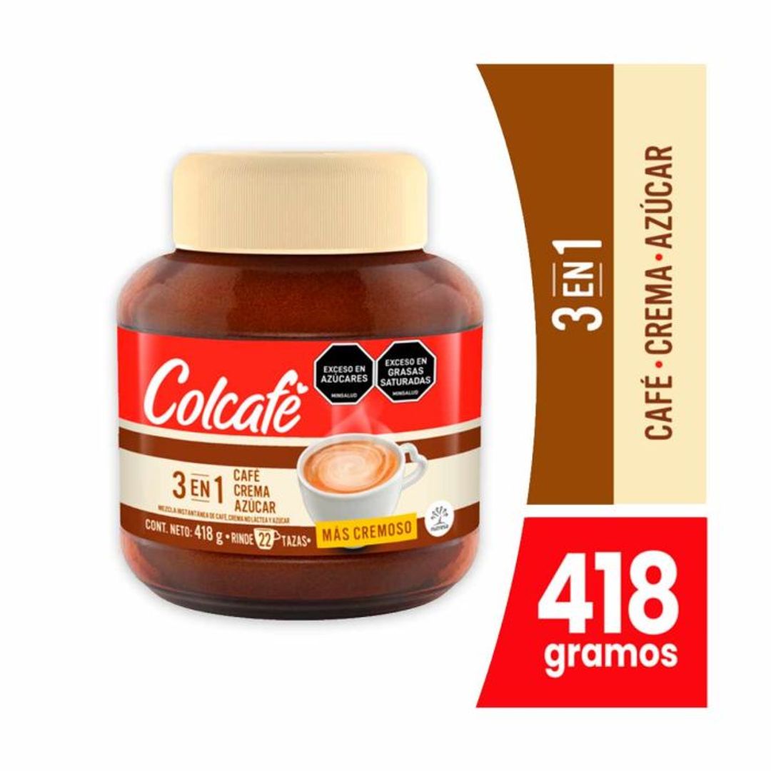 COLCAFE BARRIGON 3 EN 1 PET*418G