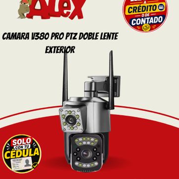 Imagen del producto CAMARA V380 Pro PTZ doble lente exterior