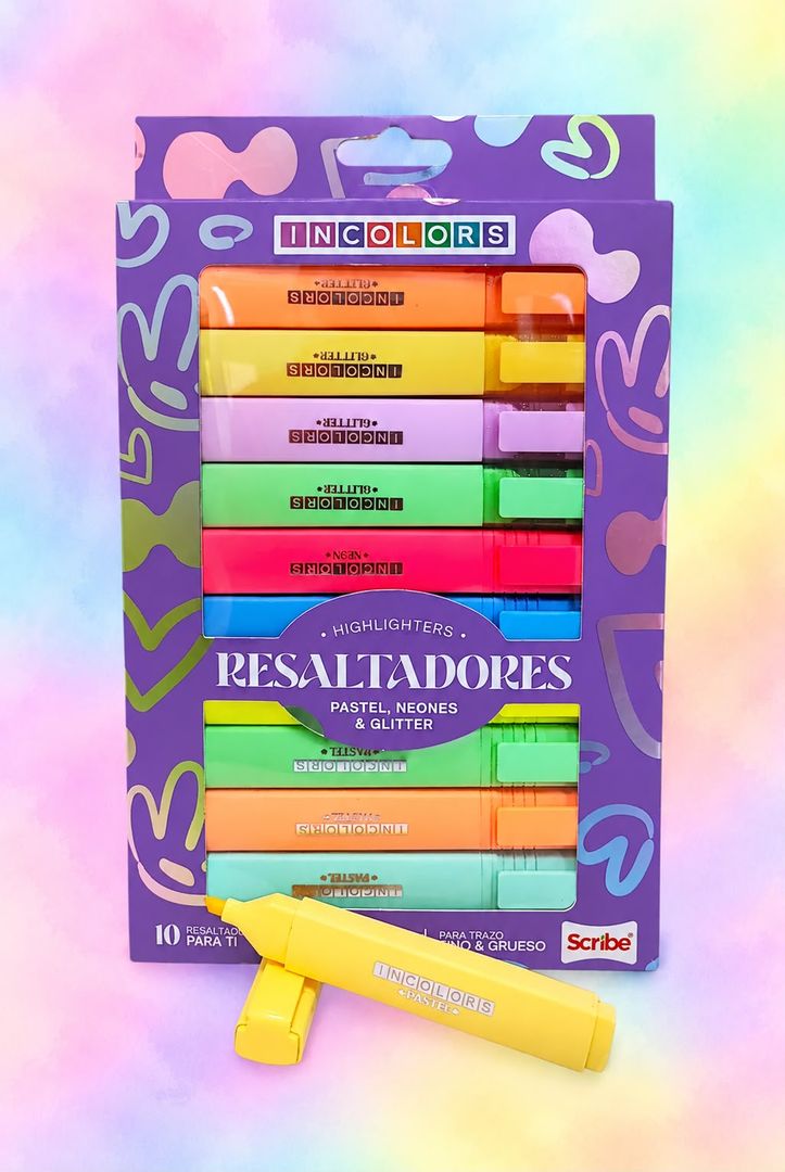 Resaltador Incolors x 10