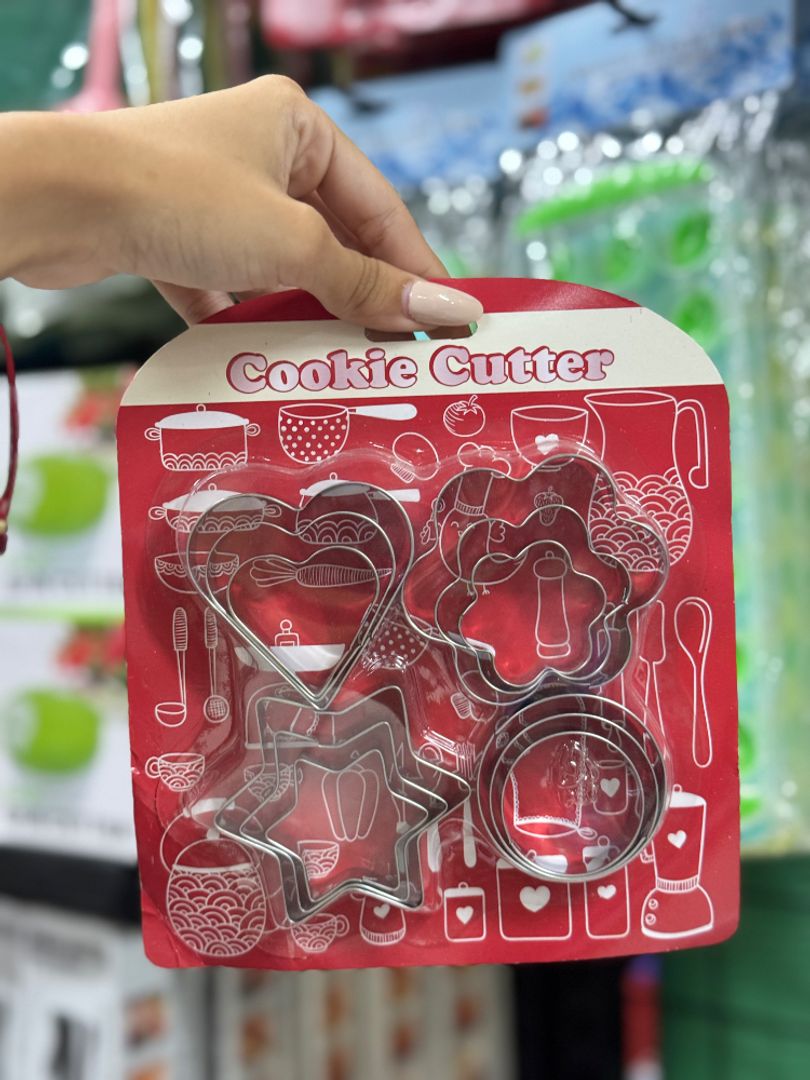 Set de cortadores de galletas 