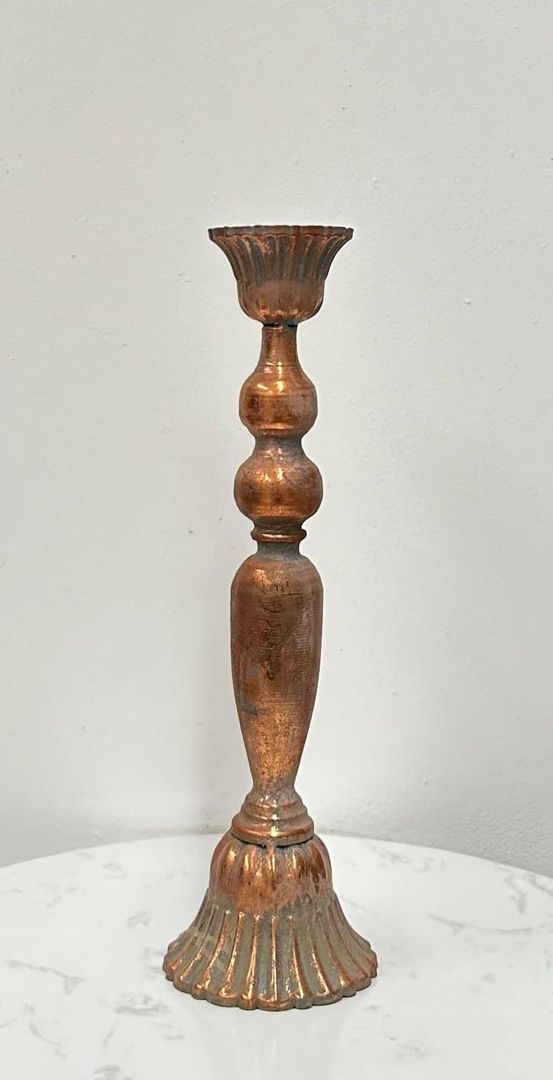 Porta Vela Rose Gold