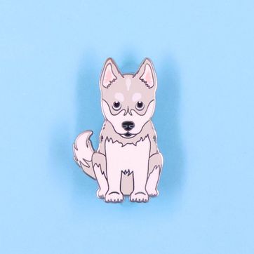 PIN HUSKY BLANCO  - imagen 1