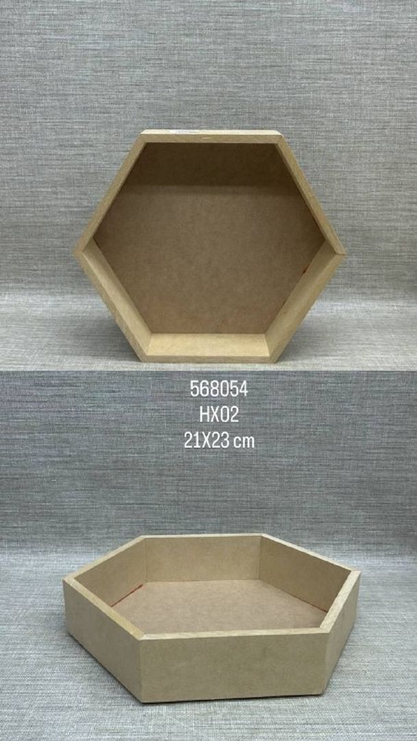 HEXAGONAL #2 21X23 CM