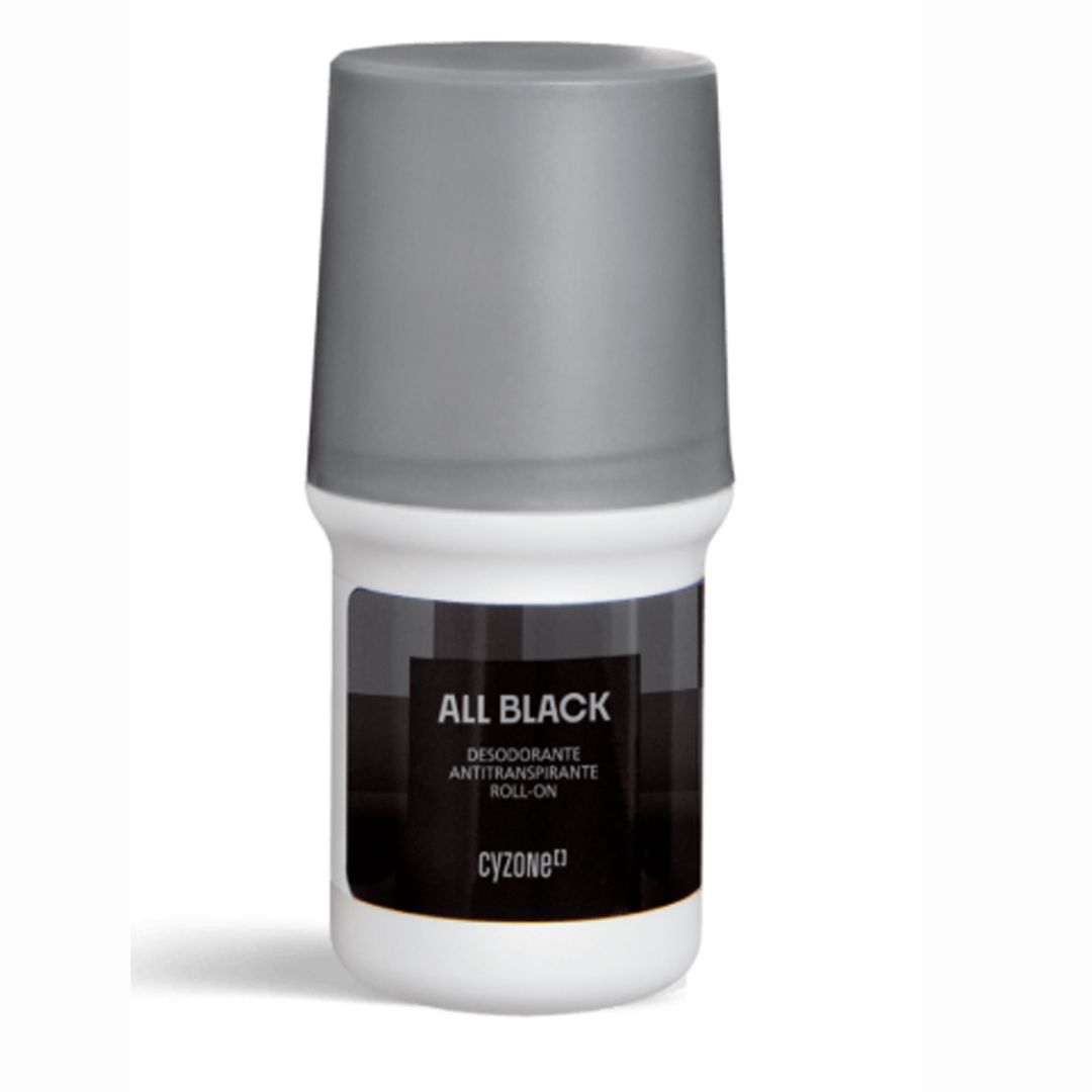 DESODORANTE HOMBRE ALL BLACK ROLL-ON ANTITRANSPIRANTE